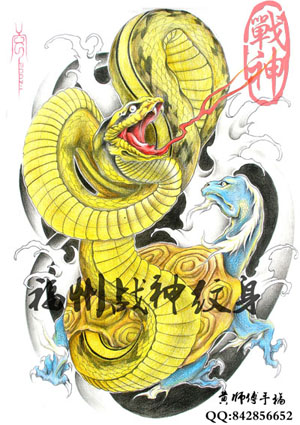 玄武手稿-福州纹身|福州战神纹身店